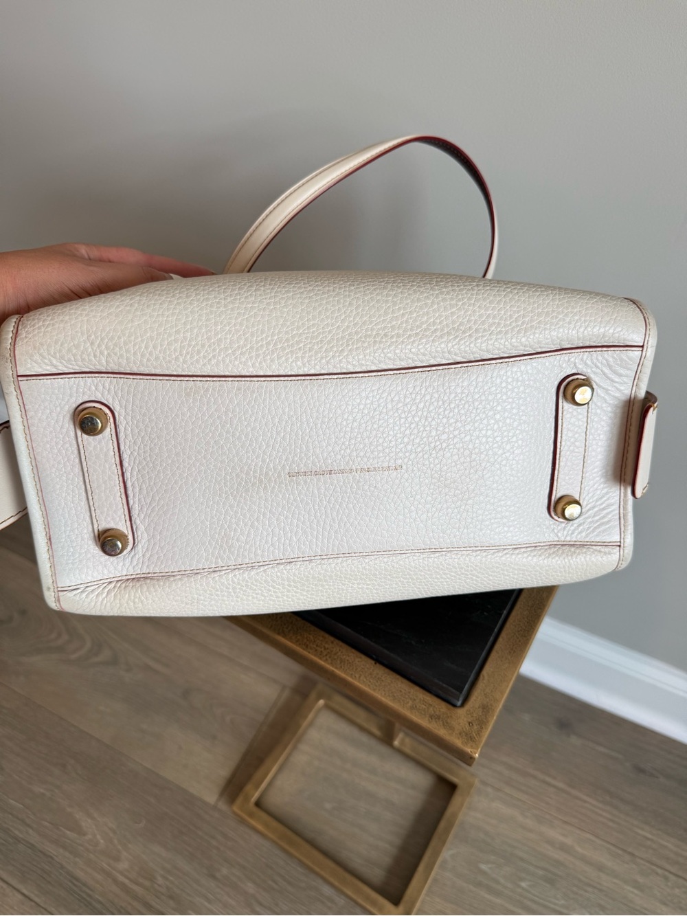 Coach Rogue 31 Cream Leather Satchel Handbag Brand New! - Picture 7 of 14